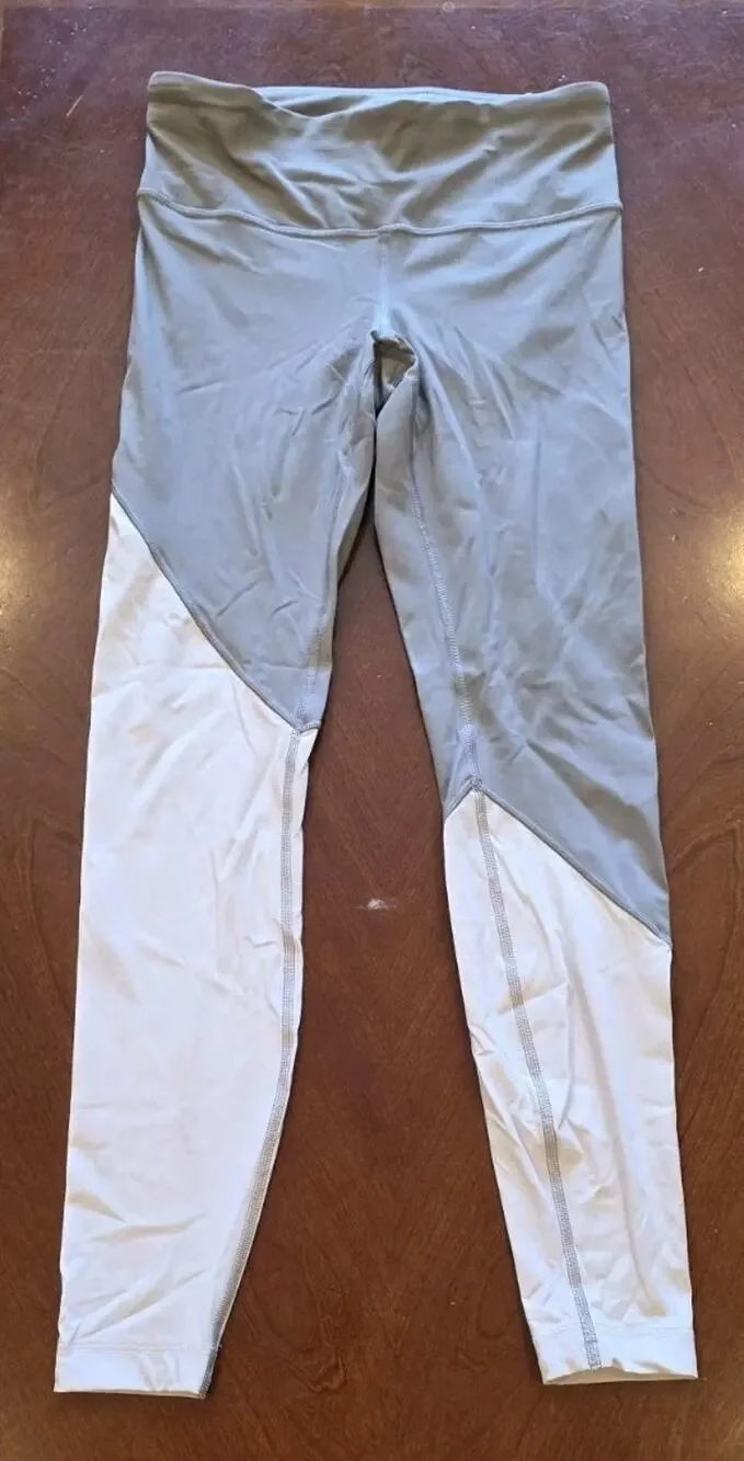 Lululemon Speed Wunder Tight Asym Half Moon Light Chrome Size 8 Leggings W5BVOS